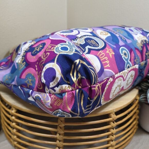 Coach Pop-C Glam Signature Graffiti Tote with Matching Wallet - Picture 7 of 15